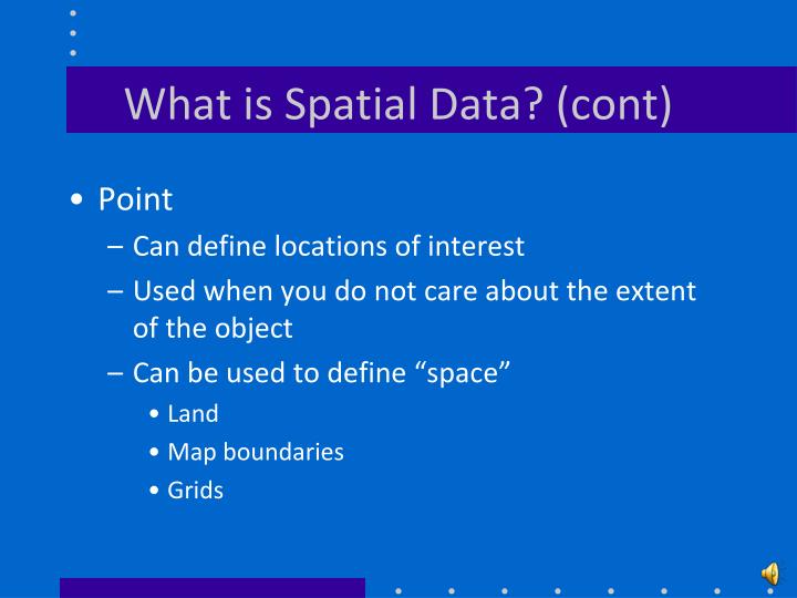 Ppt spatial database systems powerpoint presentation id 1622914
