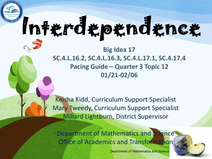 PPT - Interdependence PowerPoint Presentation, free download - ID:1623333