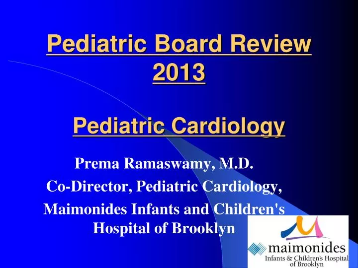 Pediatric topics for presentation