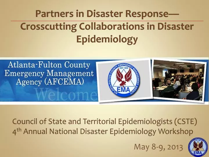 PPT Council of State and Territorial Epidemiologists ( CSTE ) 4 th