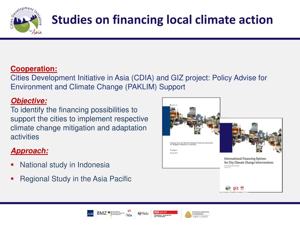 PPT - Financing Climate Change Adaptation in Asian Cities: Insights ...