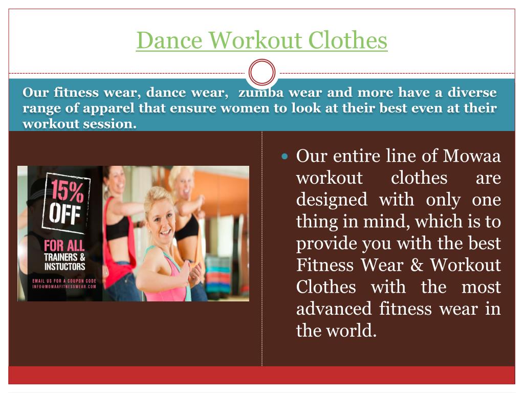PPT Dance Workout Clothes PowerPoint Presentation, free download ID