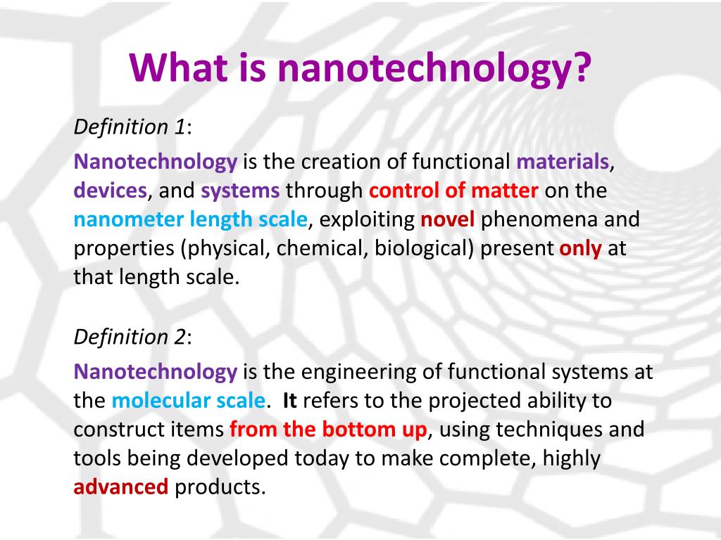 phd research topics in nanotechnology