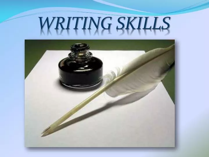 writing skill presentation