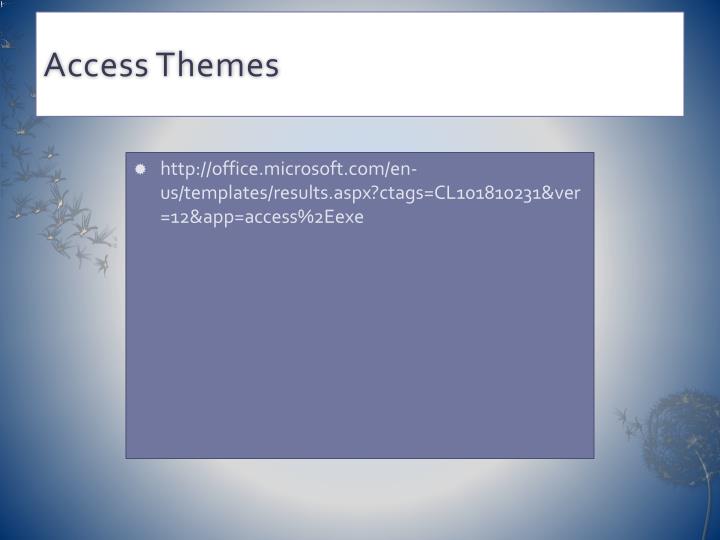 themes on microsoft office online