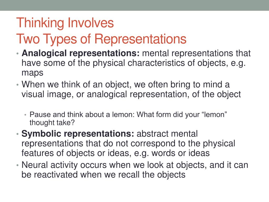 representation definition in psychology