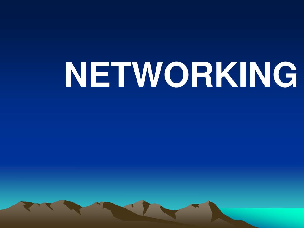 powerpoint presentation on networking