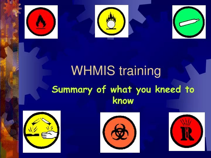 whmis training powerpoint presentation