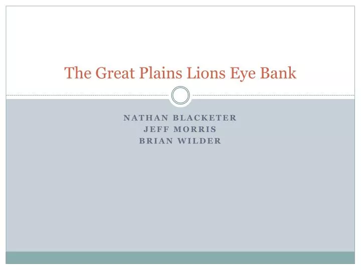 the great plains lions eye bank n.
