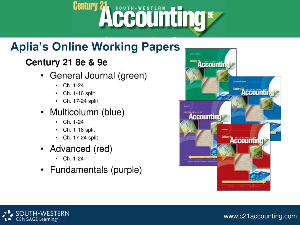  Century 21 Accounting: Multicolumn Journal (Accounting