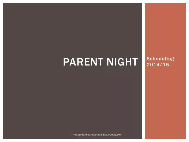 parent night n.