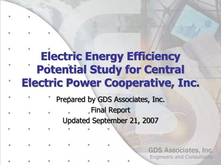 electric energy efficiency potential study for central electric power cooperative inc n.