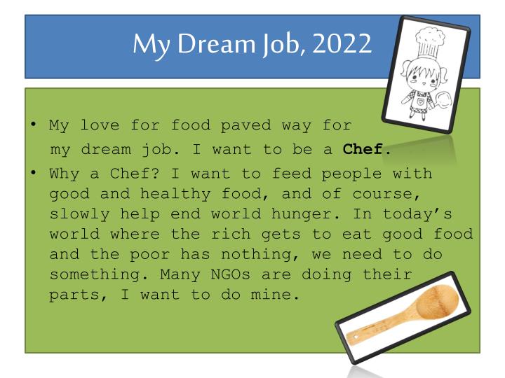 Essay on my dream job