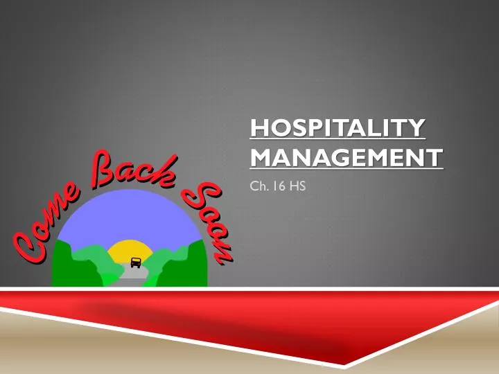 presentation on hospitality management