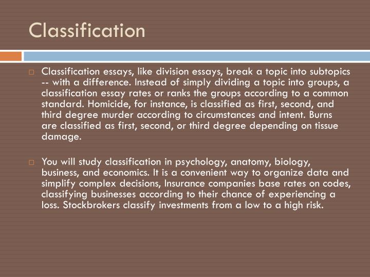 division classification essay topics division classification essay topics