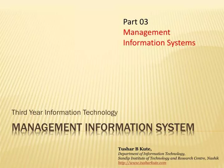 third year information technology n.