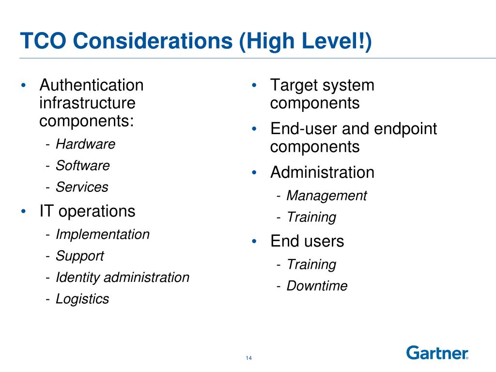 PPT Gartner Authentication Methods Evaluation Scorecards (GAMES