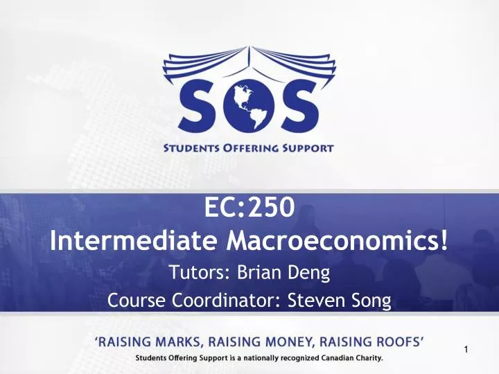 ec 250 intermediate macroeconomics n.