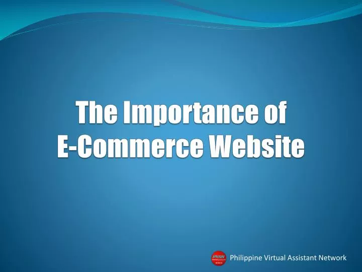 importance of e commerce importance of e commerce