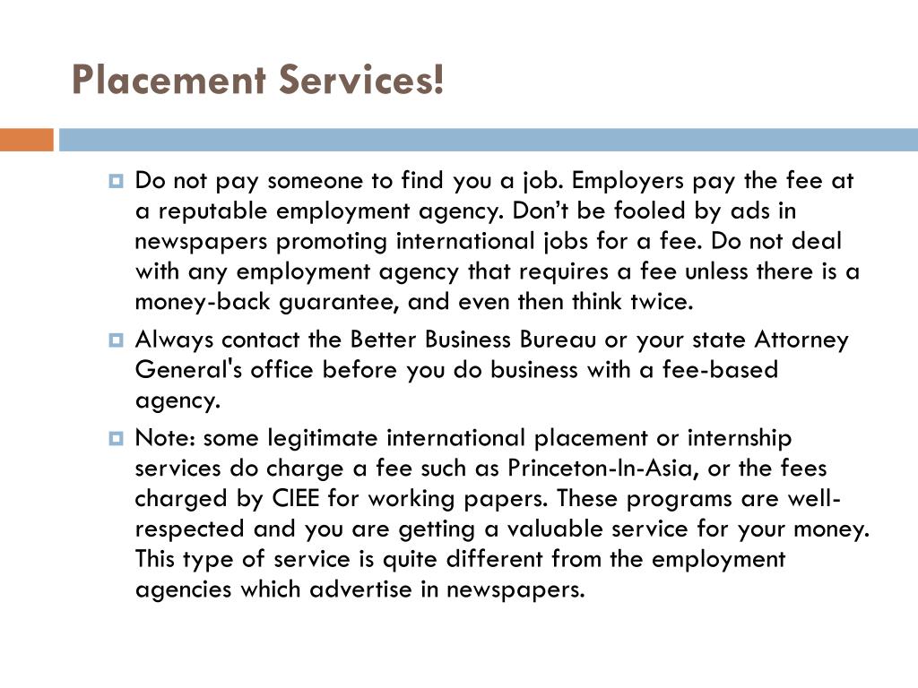 PPT Busting some Myths about international careers What makes a