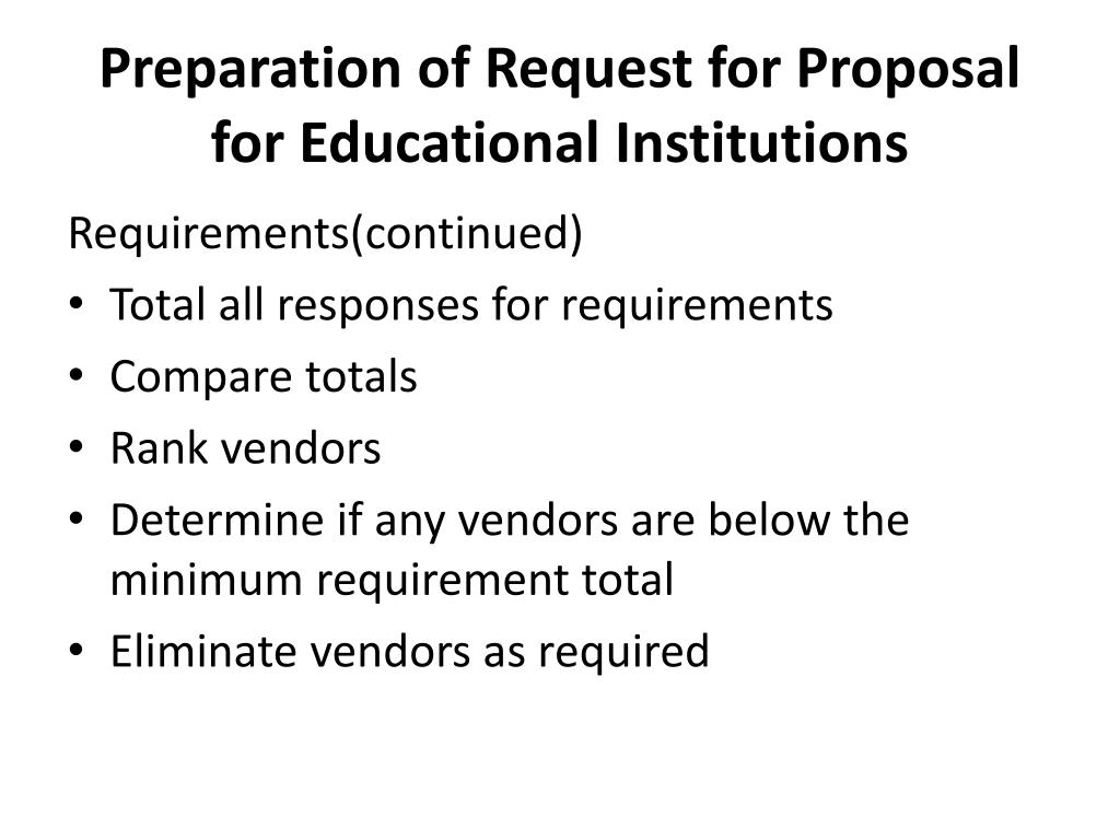 business proposal for educational institutions