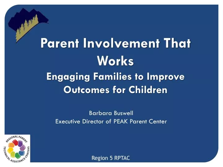 family and parental involvement ppt