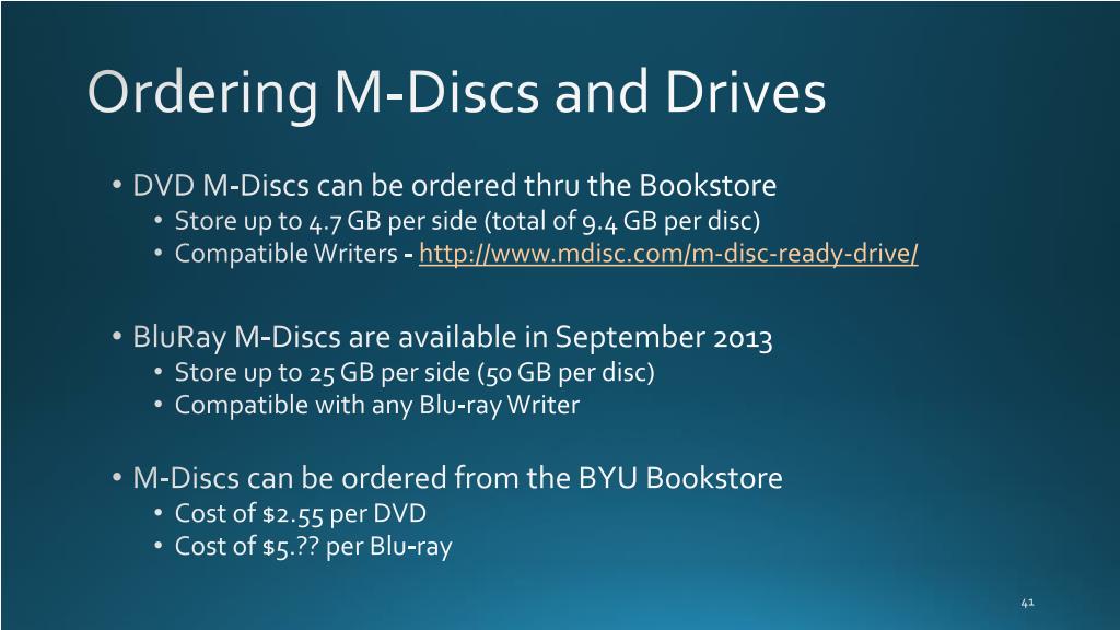 M-Discs