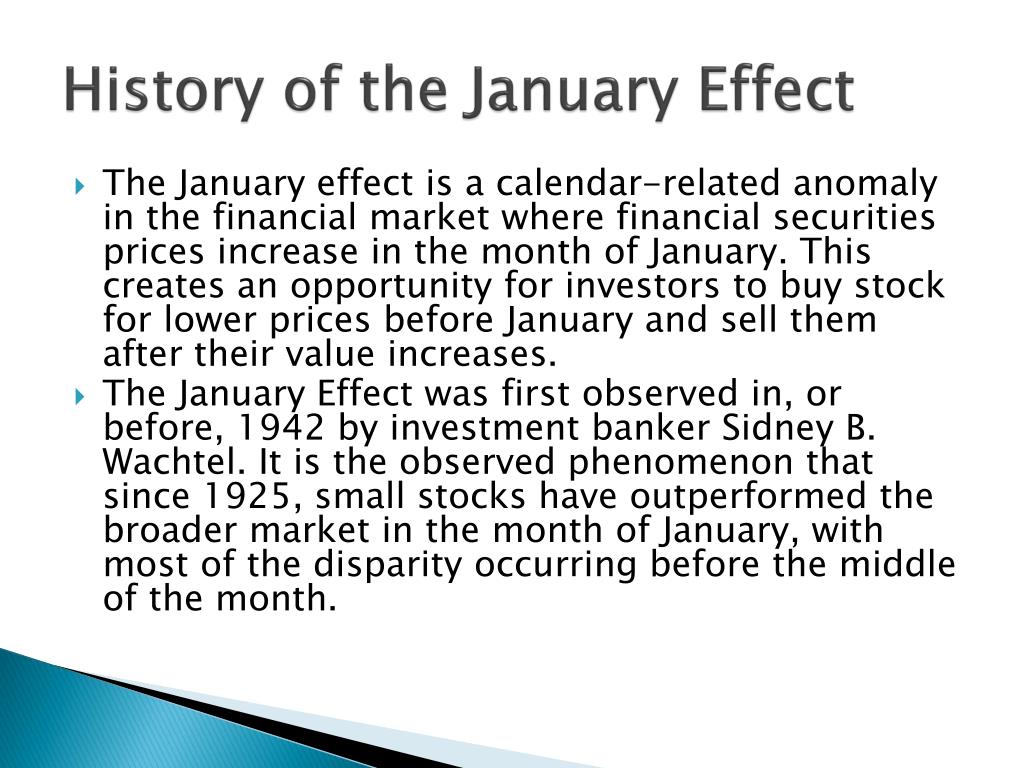 PPT January Effect PowerPoint Presentation, free download ID1631192