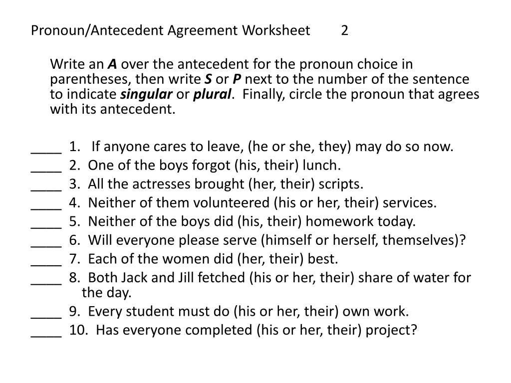 50-pronoun-antecedent-agreement-worksheet