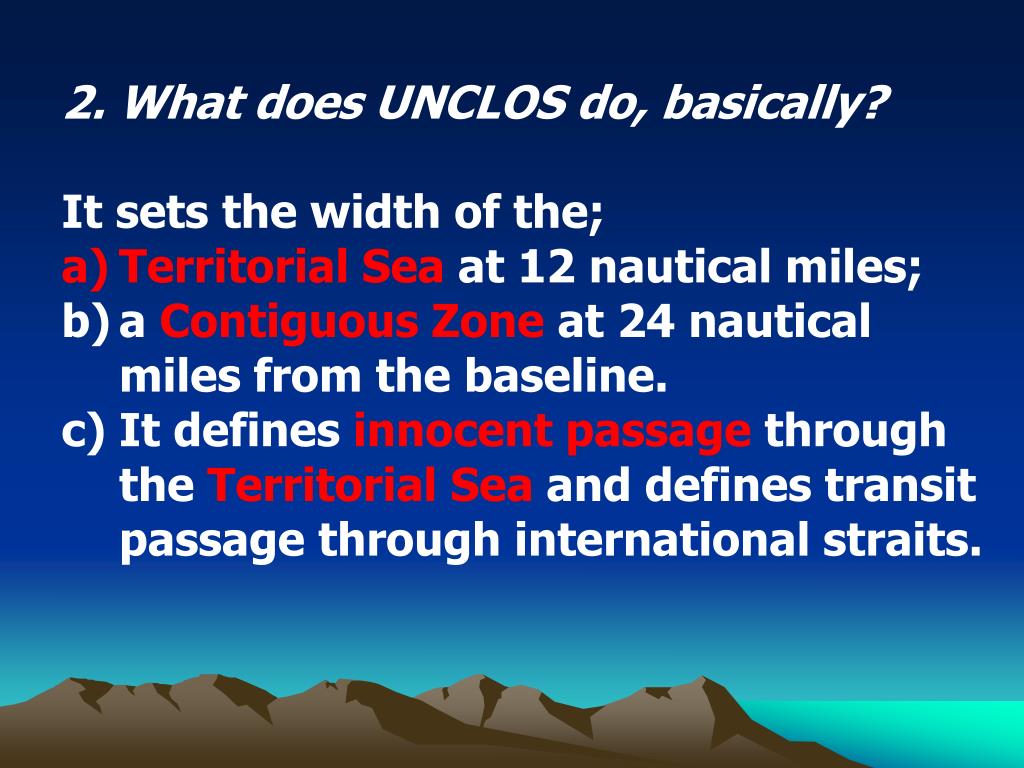 PPT - UNCLOS PowerPoint Presentation, free download - ID:1631555