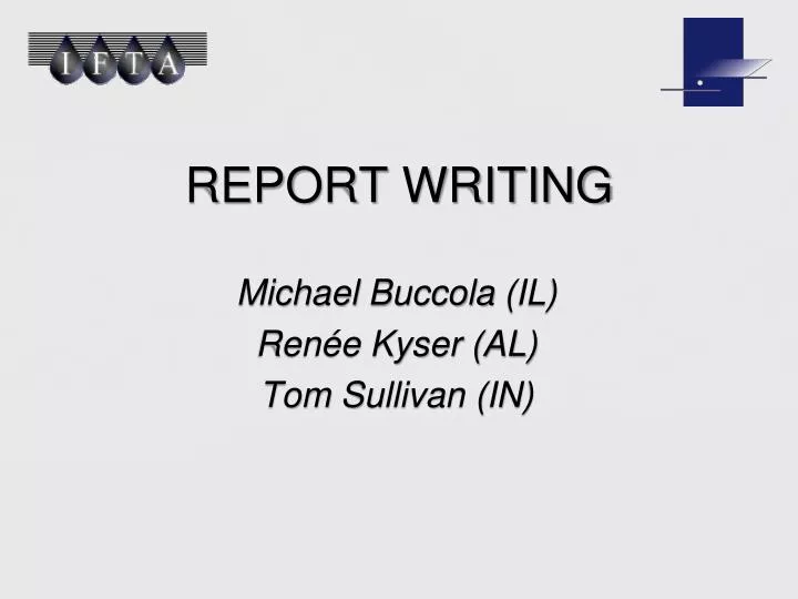 report writing n.