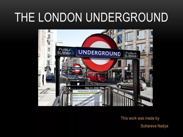 london underground presentation