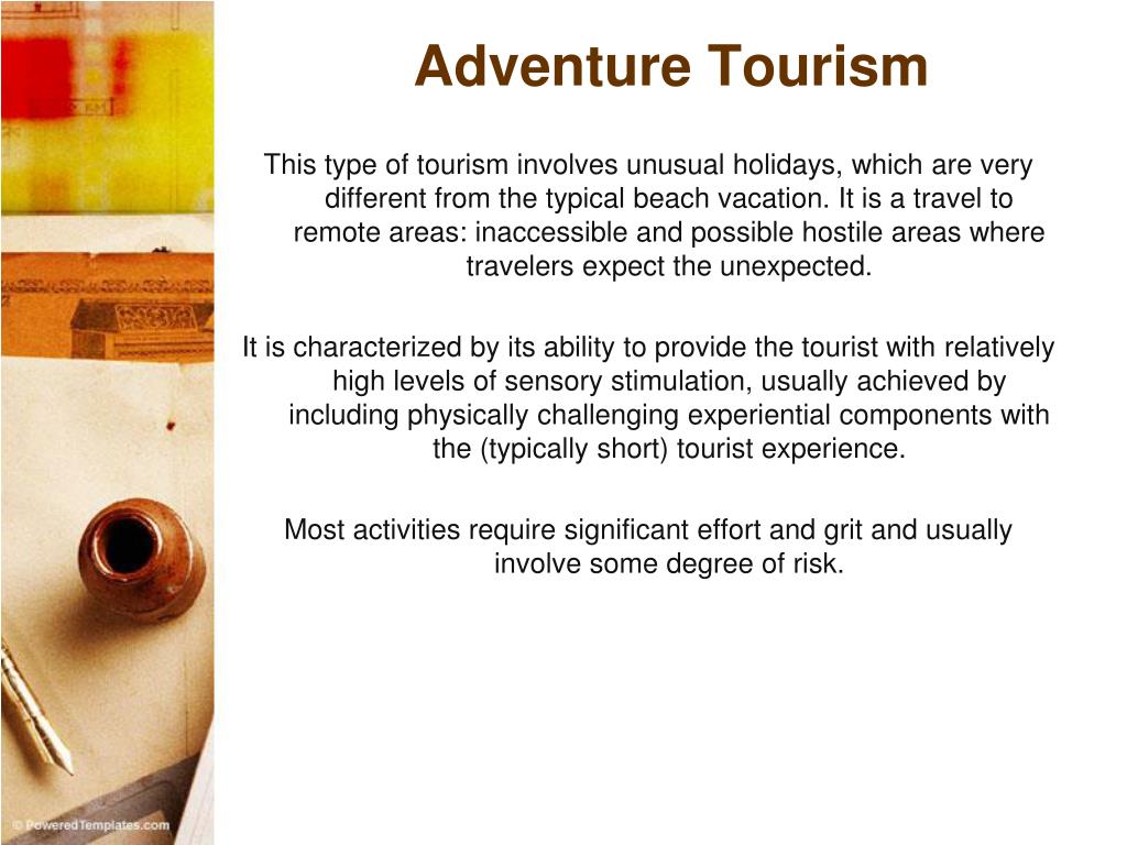 types of tourism slideshare