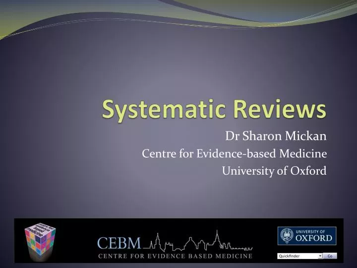 systematic reviews n.