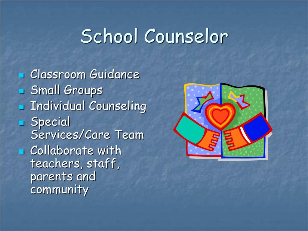 school counselor presentation to staff