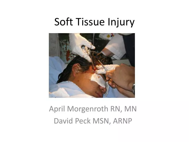 soft tissue injury n.