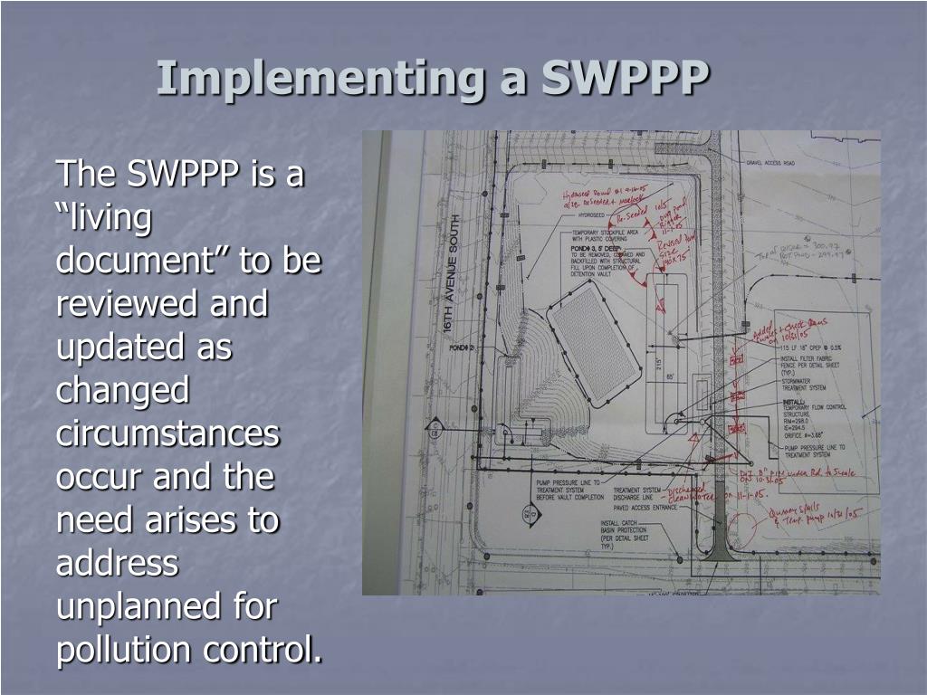 PPT - SWPPP: Stormwater Pollution Prevention Plan PowerPoint ...