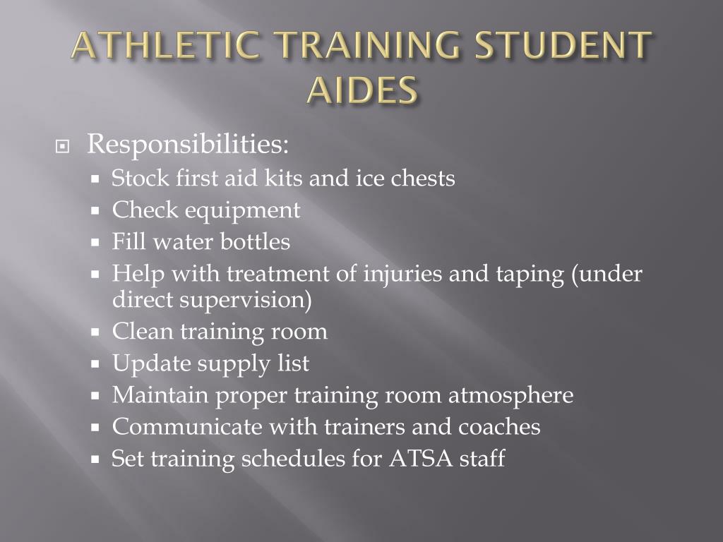 Ppt Introduction To Athletic Training Powerpoint