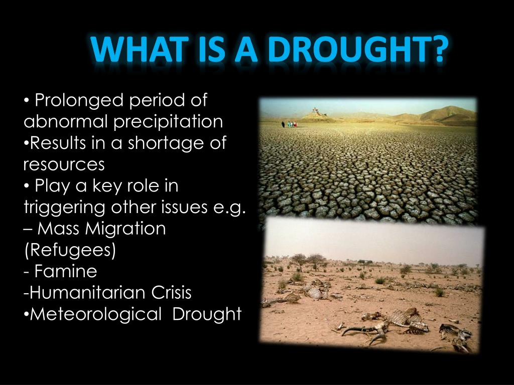 case study in drought