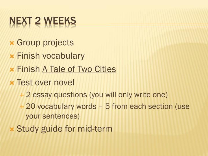 Do My Assignments On Personal Leadership Group Projects Finish Vocabulary Finish A Tale Of Two Cities Test Over Novel Essay Questions Hire Someone To Write My Business Plan also Term Paper Essays Ppt A Tale Of Two Cities Powerpoint Presentation Id Sample Proposal Essay