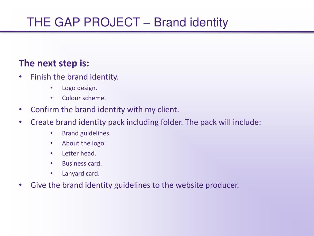 gap brand identity