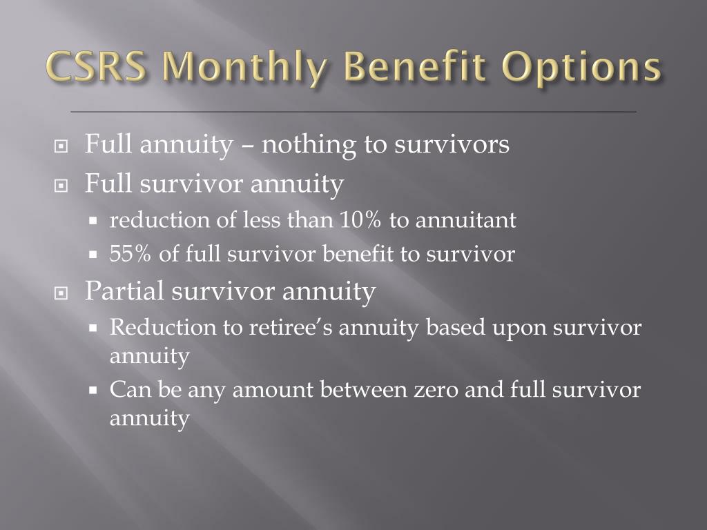 PPT - Federal Retirement Pre-Retirement Counseling PowerPoint ...