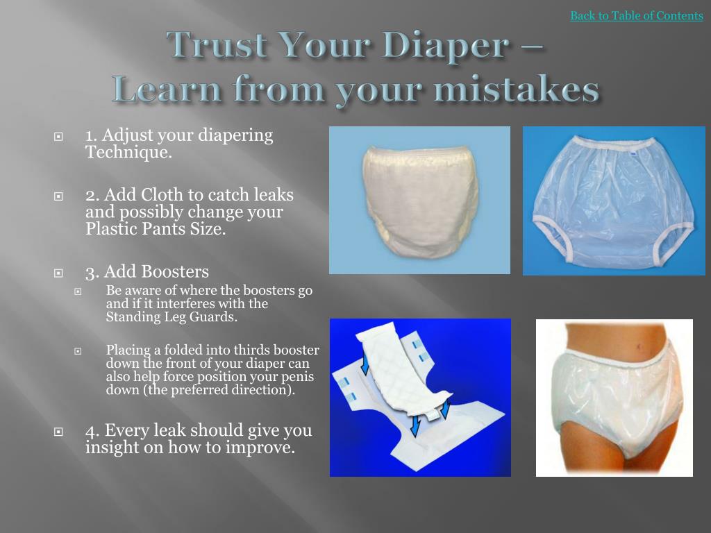 PPT Unpotty Training Diaper Urinary Incontinence Guide.