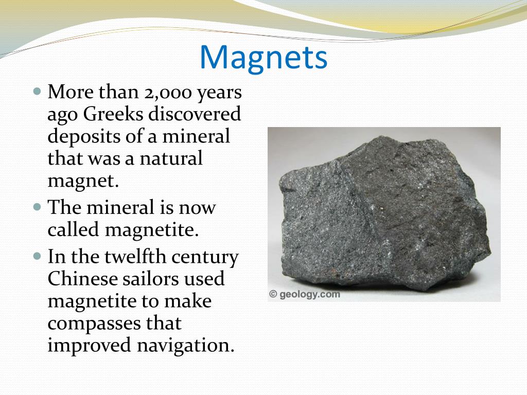 Which is sale a natural magnet