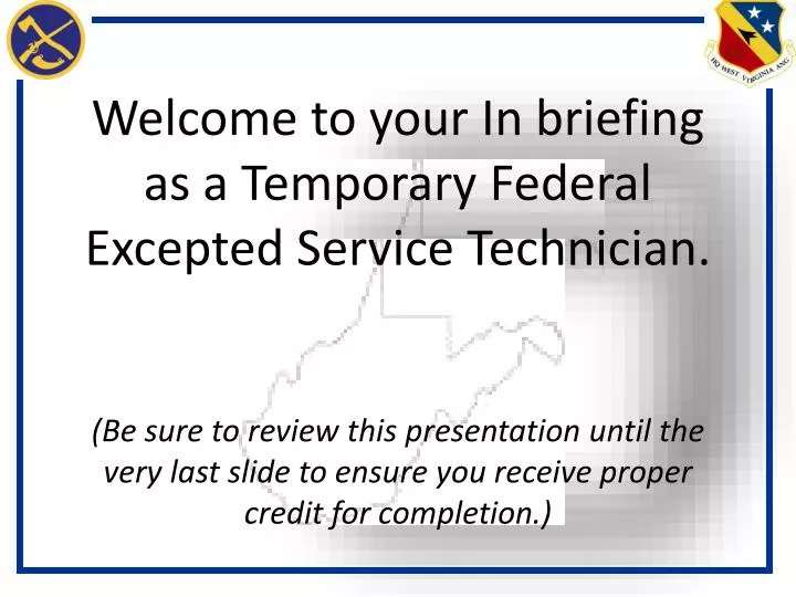 Ppt What Is A Federal Excepted Service Technician Powerpoint
