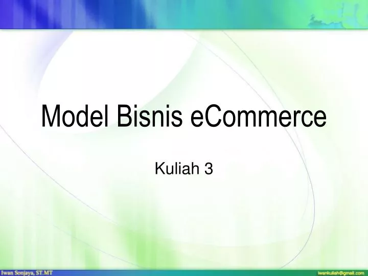 PPT - Model Bisnis eCommerce PowerPoint Presentation, free download - ID:1637756
