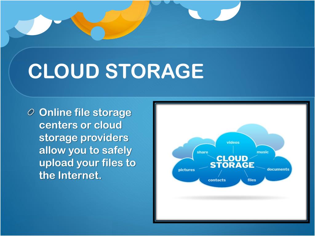cloud based storage presentation