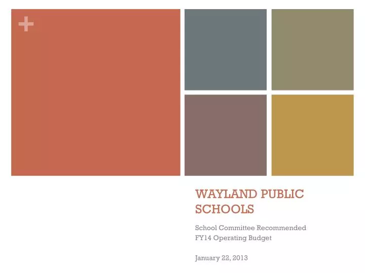 PPT WAYLAND PUBLIC SCHOOLS PowerPoint Presentation, free download