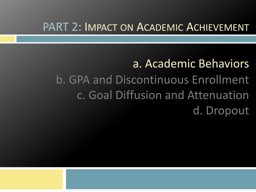PPT - The Impact of Mental Health Substance Abuse on Student Success ...