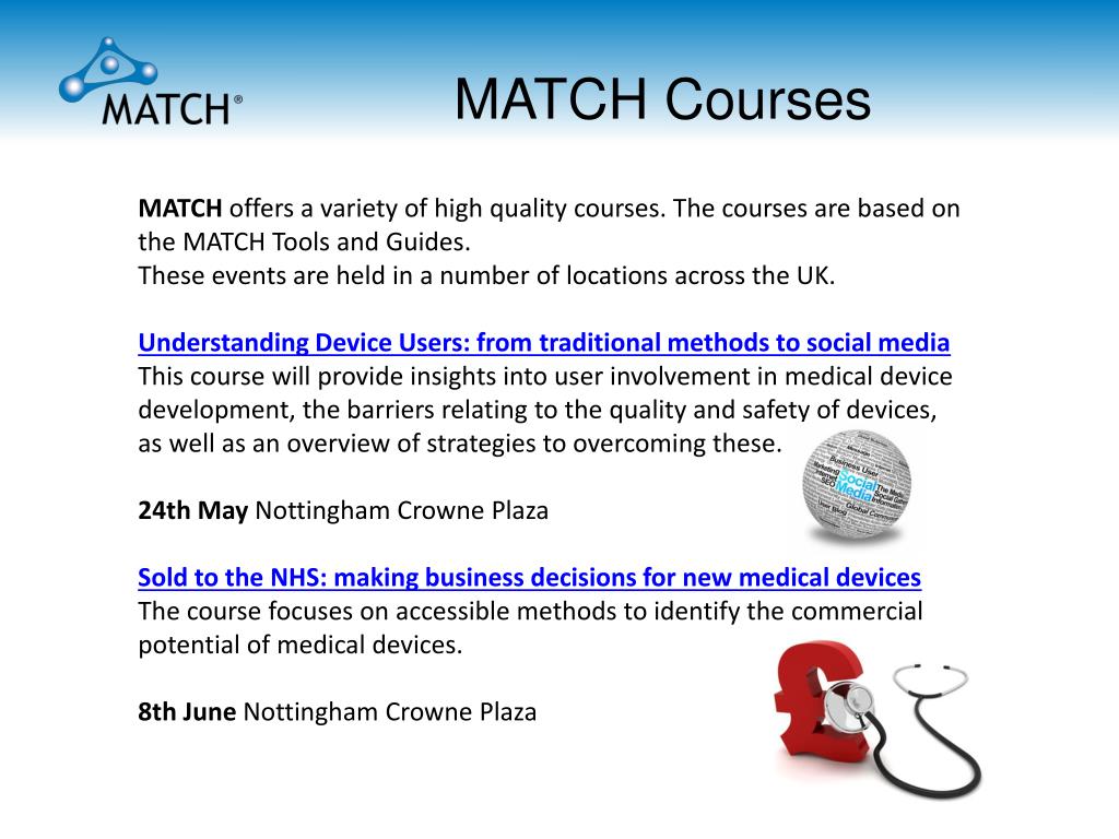Course Matching PPT - Health Technologies – can they develop national wealth as well as ...
